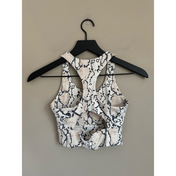 ALL FENIX Snakeskin Longline Sports Bra - Picture 4 of 4